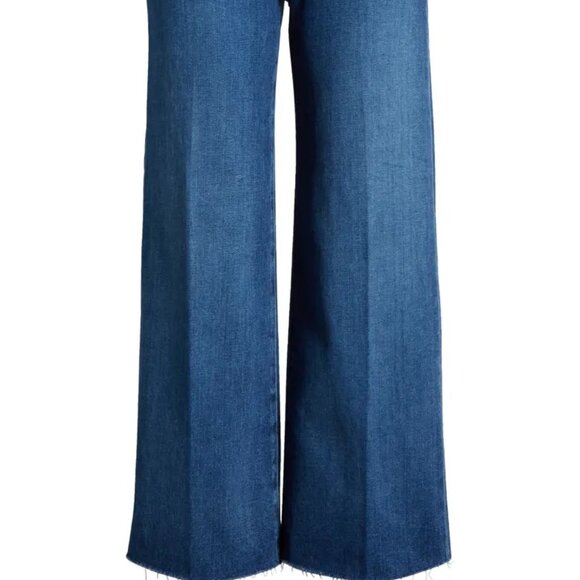 Anessa Raw Hem Wide Leg Crop Jeans - Picture 5 of 5